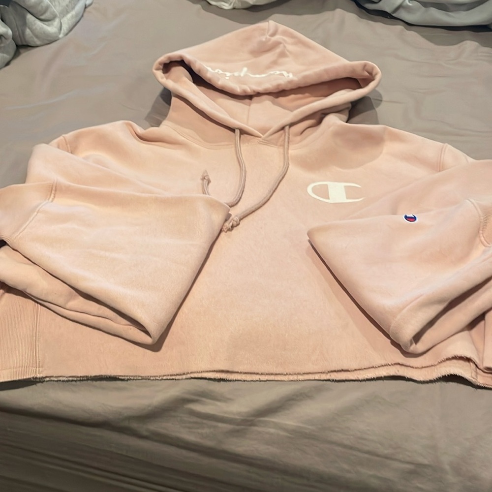 Champion cropped hoodie